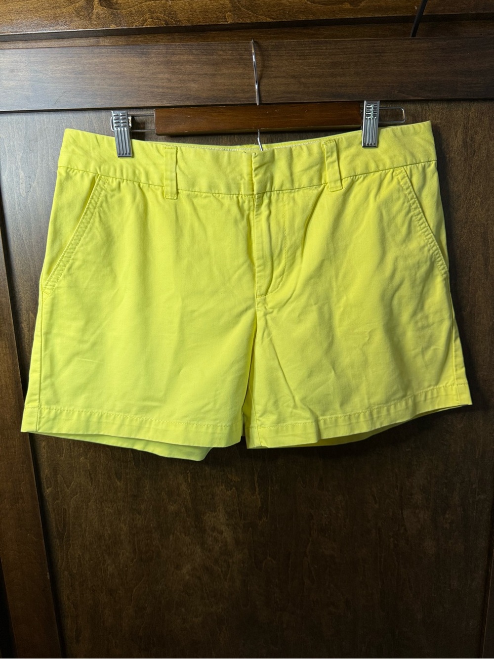 Tommy Hilfiger Yellow Cotton Bermuda Shorts
